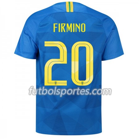 Camisetas Brasil Firmino 20 Segunda Equipacion Mundial 2018